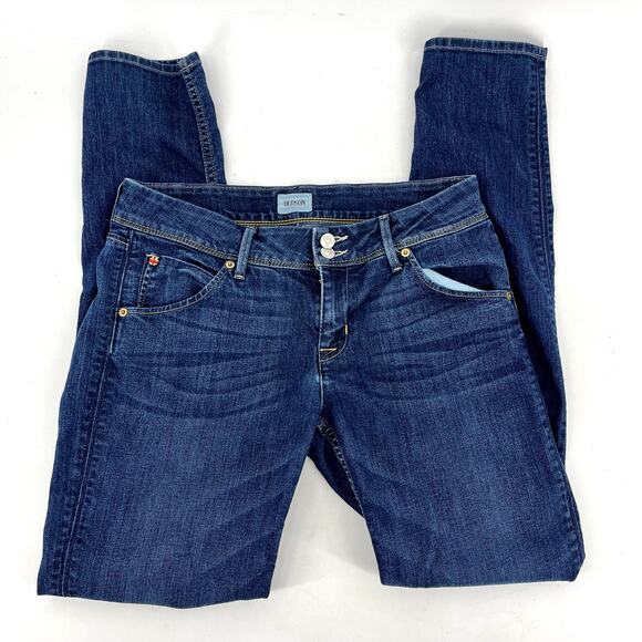 Hudson Collin Flap Skinny Jeans Blue 29 - Picture 5 of 9